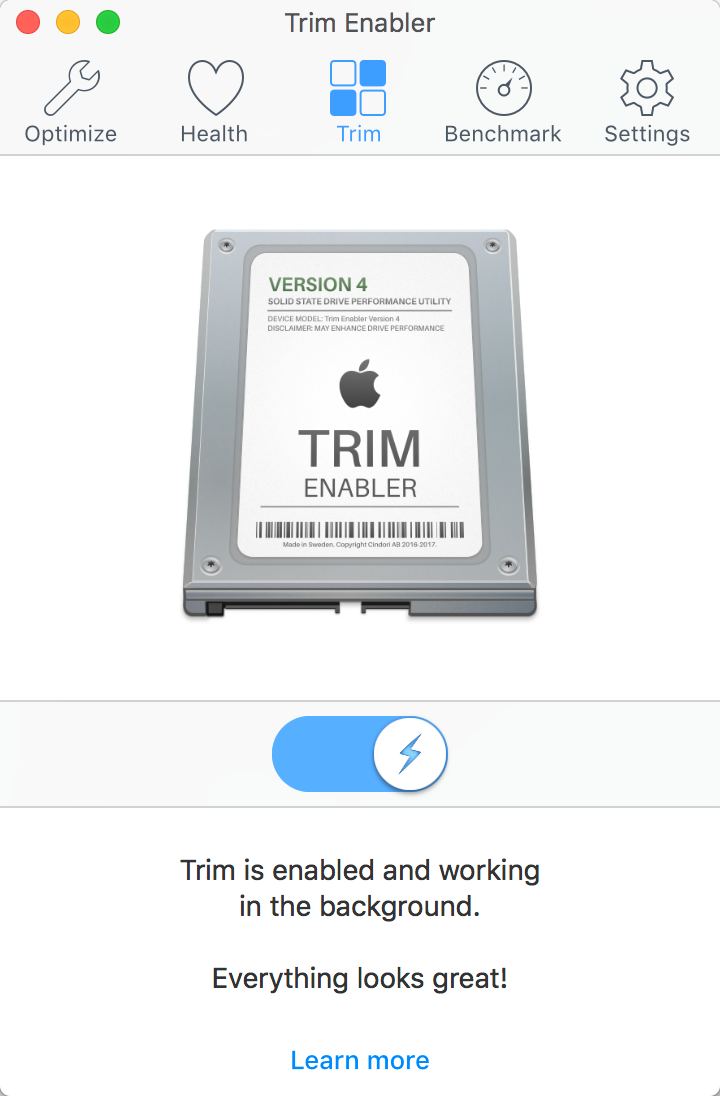 正版 Trim Enabler 4 - 平衡SSD磨损 提高数据写入效率工具软件